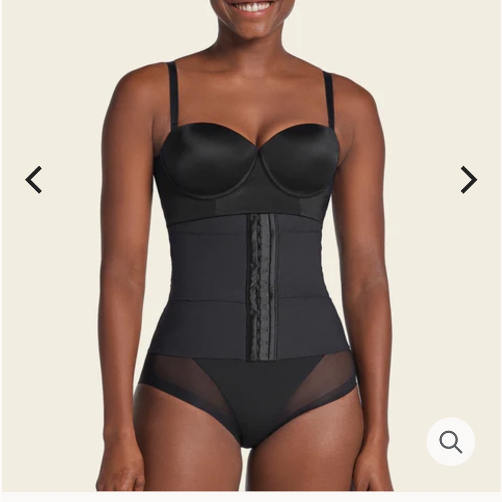 Leonisa 3-Belt Custom Waist Cincher with Lumbar Support